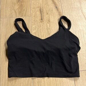 Lululemon‎ Athletica Black Workout long line sports bra